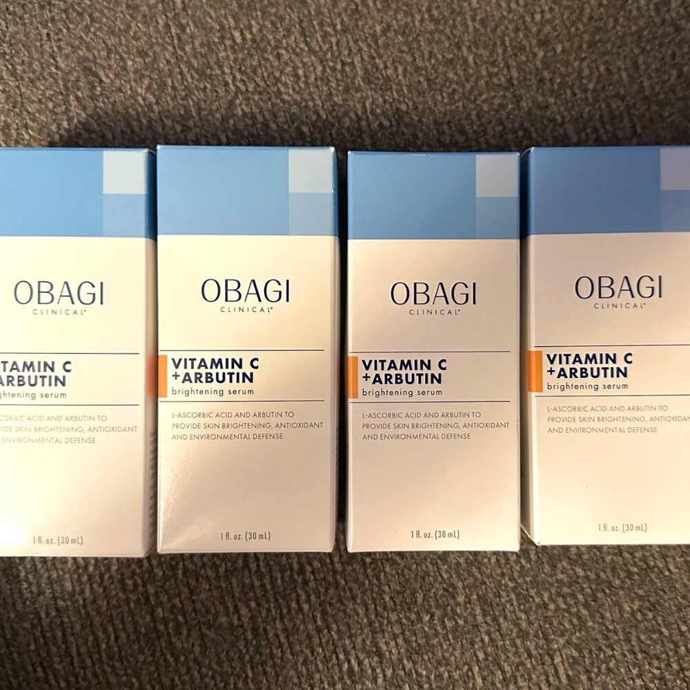 OBAGI Clinical Vitamin C + Arbutin Brightening Serum FOUR (4) New & Fresh